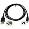 Golden Plated High Speed Micro HDMI Type D to HDMI Type A Male to Male Connector Cable/HD Video Cable for Nikon CoolPix AW120 L830 S6800 S9500 S97...