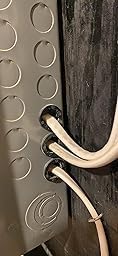 iMBAPrice NM94-100 (100-Pack) Plastic Black Button Push-in NM Cable Romex Connector, 3/8 Trade Size, Fits 1/2-Inch Knock Outs, Black...