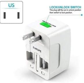 Worldwide Portable Universal Power Adapter, Plug Converter All in One International Out of Country Travel Wall Charger Plug for Wall Plug Input in...