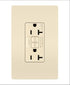 Legrand radiant 2097LACCD12 20 Amp GFCI Self Test Decorator Duplex Outlet, Light Almond (1 Count)......