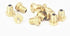 20Pcs Gold Metric Male Thread Flush Straight Grease Nipple Fitting for Machine Tool Accessory greaseing Fittings(M6x1mm),Pipe Fittings,Tools and H...