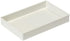Elegance System Embossed Design Organizer Tray #3 Desktop Vanity Drawer Jewelry Stationery Make-up Storage Bin Dressing Table Organizing Box, Whit...