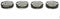 Wisemen trading Glass Fabric, Pattern, Sewing, Cloth, Weights 4 Pack large...