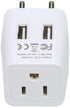 Ceptics European, Egypt Travel Adapter Plug with Dual USB - Type C - Europe - Usa Input - Light Weight - Perfect for Cell Phones, Chargers, Camera...