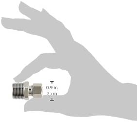 Straight Conn 1/2 MIP X 3/8 OD...