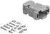 D-Sub Connector Crimp Unshielded Plastic Hood DIY Kit (High Density DB15, Male)...