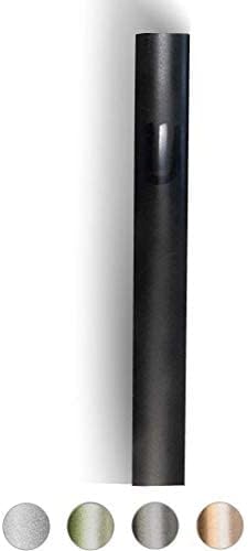 A&S Mezuzot Mezuza Aluminum Waterproof Case Peel & Stick Easy Installation Home Blessing (Black, 7inch)...