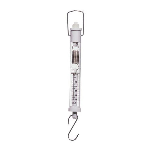 Newton Force Meter Spring Scale - Max Capacity 3000g/30N, Dual Scale Labeled White Scale (1)...