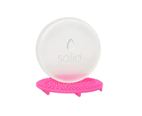 Beautyblender® | Blendercleanser® Solid Unscented Makeup Sponge & Brush Cleanser + Silicone Scrub Mat | Professional Cleansing Tool, Makeup Sponge...
