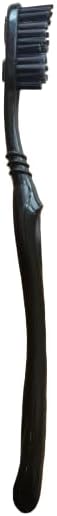 Cavity Defense Deep Clean + Whiter Teeth Toothbrush with Charcoal Extract Black Bristles and Tongue Cleaner, Medium Firmness, Individually Package...