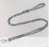 Heavy Duty Strong Bungee Dog Leash, Tactical Dog Leash with 2 Handles, Highly Shock Absorbing Leashes with Seatbelt Buckle (Gray)...