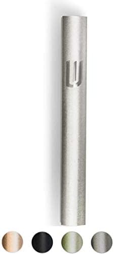 A&S Mezuzot Mezuza Aluminum Waterproof Case Peel & Stick Easy Installation Home Blessing (Silver, 5inch)...