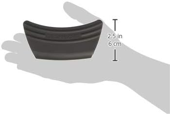 Le Creuset Silicone Set of 2 Handle Grips, 5" x 2 1/2" each, Black...
