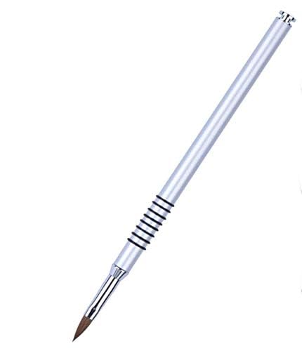 3D Nail Art Brush Pure Non-Slip Handle Acrylic Nail Art Brush Sculpture Brush for Acrylic Powder (Size 5)...