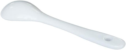 6 pcs Porcelain Egg Spoons Ceramic Spoons 4.7 inch Coffee Dessert Yogurt Tea Milky Tea White...