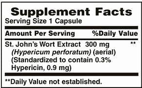 Nature's Bounty St. John's Wort 300 mg Caps, 100 ct...