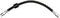 Dynamic Friction Company Rear Upper Brake Line Hose 350-13064 For 2004-2006 Subaru Baja, 2005-2009 Subaru Outback...