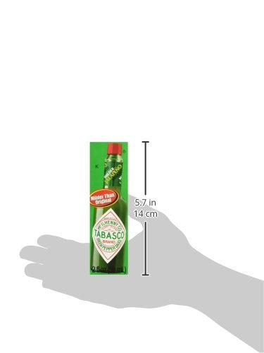 TABASCO brand Green Jalapeno Pepper Sauce; 2 oz bottle...