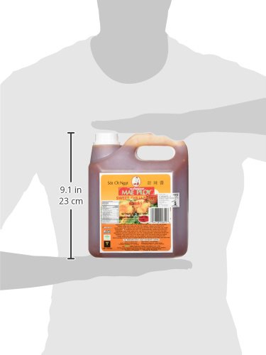 Mae Ploy Thai Sweet Chilli Sauce (8.8 Pounds Total 108oz) Huge Jug Versatile Dipping Sauce...