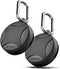 Encased Waterproof Airtag Case Compatible with Apple Airtag Keychain Holder Black (2)...