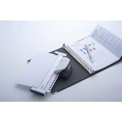 Carl GP-20-B Loose Leaf Punch, Gauge Punch, Compatible with A5, 20 Holes, 5 Pieces, Blue, Japanese Manufacturer...