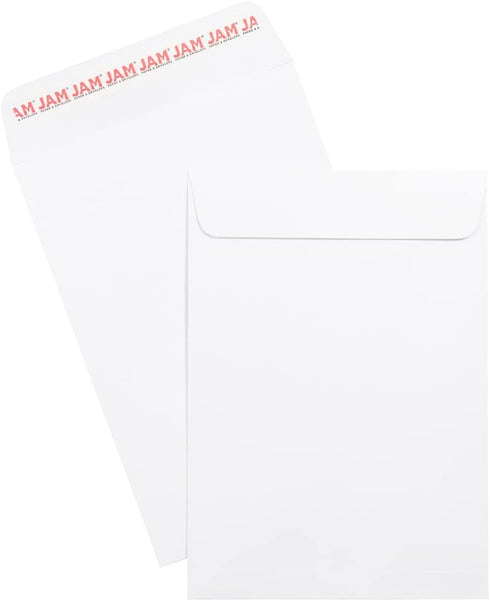 JAM PAPER 7 x 10 Open End Catalog Commercial Envelopes with Peel and Seal Closure - White - 25/Pack...