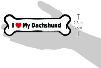 Imagine This Company I Love My Breed Bone Shaped Pet Magnet; Removable Magnets for Cars, Fridges, Lockers & More, Stylish Pet Inspired Car Accesso...
