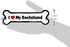 Imagine This Company I Love My Breed Bone Shaped Pet Magnet; Removable Magnets for Cars, Fridges, Lockers & More, Stylish Pet Inspired Car Accesso...