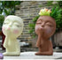 Face Planter, Head Planter, Women Faces Flower Pots, Plant Pots, Small Kissing Succulent Pots for Indoor Outdoor Plants, Cute Vase Home Decor, Bro...