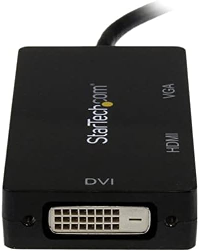 StarTech.com 3 in 1 Mini DisplayPort Adapter - 1080p - Mini DP / Thunderbolt to HDMI / VGA / DVI Splitter for Your Monitor (MDP2VGDVHD)...