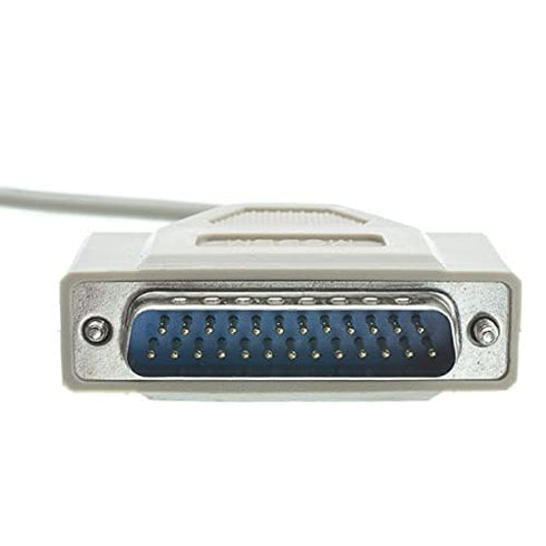 AYA DB9 (9-Pin) Female to DB25 (25-Pin) Male Serial Null Modem Cable (10Ft)...