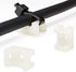 QualGear CM2-W-100-P Cable Tie Mount, White...