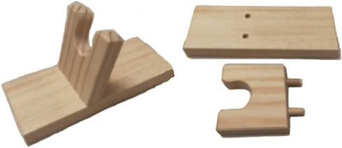 Hot Glue Gun Holder/Wood Hot Melt Glue Gun Stand/Hot Melt Glue Gun Base/Craft Room Organizer (B)...