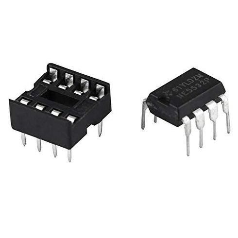 NE5532 Amplifier Kit Stereo Preamplifier Volume Control Board with Treble Midrange and Bass Tone Controls DIY Kit Preamp Module...