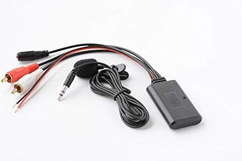 Car 12V Aux Bluetooth 5.0 Adapter Module Music Receiver Car kit with 2 RCA Input Aux Audio for Car Radio Stereo Speaker...