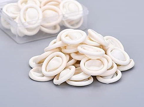 20 PCS DIY Handmade Earring Making Tools Material Anti-Perspiration Finger Protective Cover Disposable Gloves Latex Finger Cover...