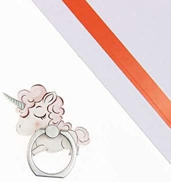 4Pcs Phone Ring Holder Stand, Cute Unicorn Sea Shell Conch 360 Rotation Finger Ring Grip Kickstand Mount for Cellphones and Tablets (Unicorn Ring)...
