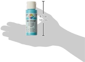Delta Creative Ceramcoat Acrylic Paint in Assorted Colors (2 oz), 2650, Tahiti Blue...