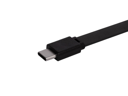 Monoprice Flat USB Type-C to Type-A 3.2 Gen1 Charge and Sync Cable - 5Gbps, 3 Amp Charging, Reversible Connector, Resists Tangling, Compatible wit...