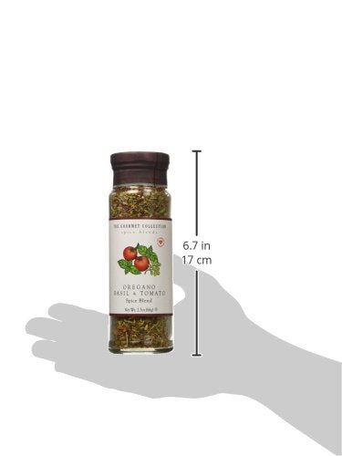 The Gourmet Collection Spice & Seasoning Blend Oregano Basil & Tomato Spice Blend Greek, Mediterranean, Italian Herb Seasoning Salt Free 156 Servi...