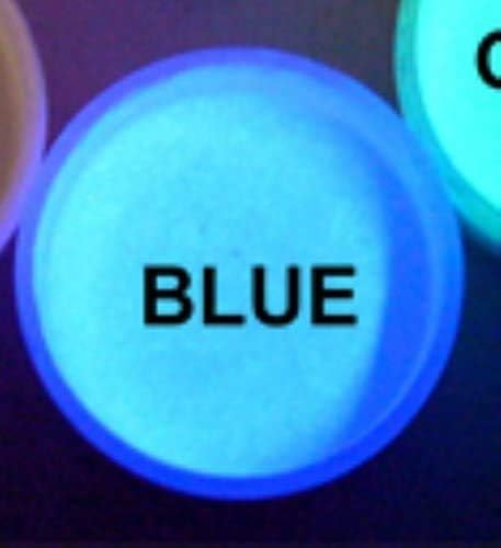 SIX Color UV Reactive Fluorescent Invisible Neutral Acrylic Paint Set- 1/2oz pots...