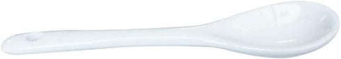 6 pcs Porcelain Egg Spoons Ceramic Spoons 4.7 inch Coffee Dessert Yogurt Tea Milky Tea White...