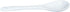 6 pcs Porcelain Egg Spoons Ceramic Spoons 4.7 inch Coffee Dessert Yogurt Tea Milky Tea White...