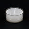 Stock Your Home White Tea Light Unscented Candles Burn 4.5 Hour Set of 50 in Clear Cups...