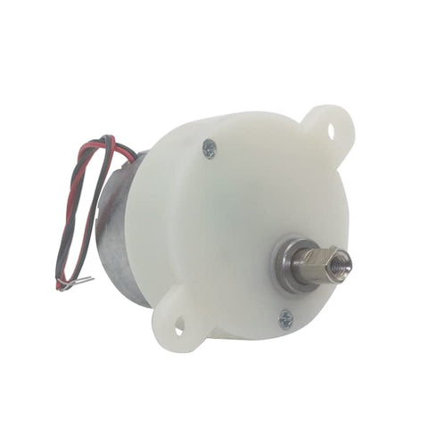 CHANCS JS-30 Electric Motor Gearbox DC 6V 5RPM Double Flat Shaft Gear Electric DC Motor for Small Display Stands...