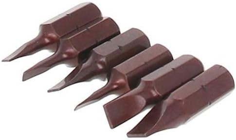 Utoolmart 6Pcs Slotted Bits Set,1/4 Inch Hex Shank Magnetic SL2-SL6 Screwdriver Bit Set 25mm Length S2 Screw Driver Kit Tools...