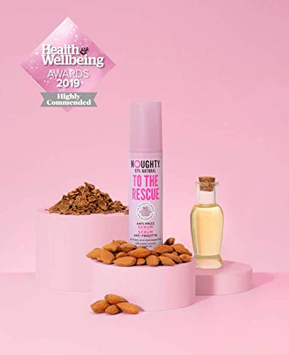 Noughty 97% Natural To The Rescue Anti-Frizz Serum, Smoothing Hydrating Formula with Heat Protection for Dry, Frizzy and Damaged Hair, Sulphate Fr...