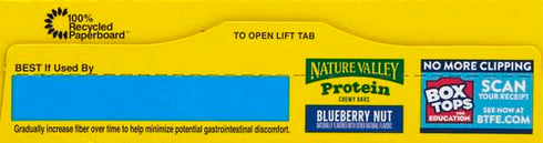 Nature Valley Protein Granola Bars, Blueberry Nut, Chewy Snack Bars, 5 Bars, 7.1 OZ...