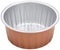 KEISEN 3 2/5" 125ml 100/PK 4OZ Disposable Aluminum Foil Cups for Muffin Cupcake Baking Bake Utility Ramekin Cup (Chestnut)...