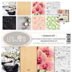 Reminisce Unwind Scrapbook Collection Kit...